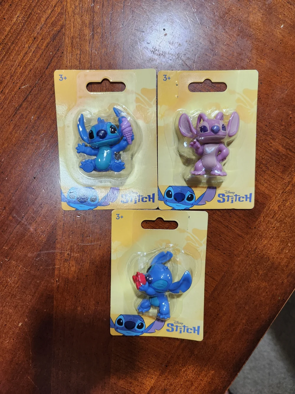 Disney Stitch Collectible Figure - Blue and Purple Kids Toy Set
